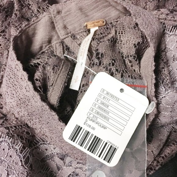 NWT Free People Secret Origins Pieced Lace Tunic - Picture 7 of 7